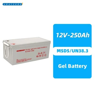 Ciclo profundo de la batería de gel de 250h